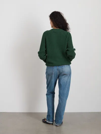 Alex Mill Amalie Pullover Sweater In Forest Walk