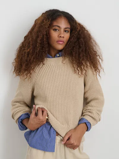 Alex Mill Amalie Pullover Sweater In Sand