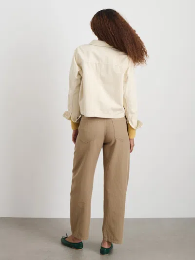 Alex Mill Marfa Work Jacket In Herringbone In Off White