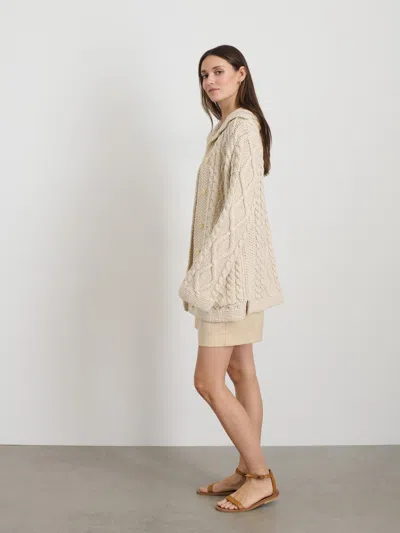 Alex Mill Ojai Cardigan In Cotton In Light Bone