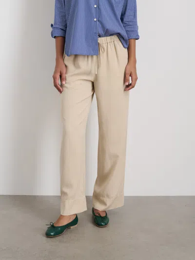 Alex Mill Riley Pant In Drapey Twill In Summer Linen