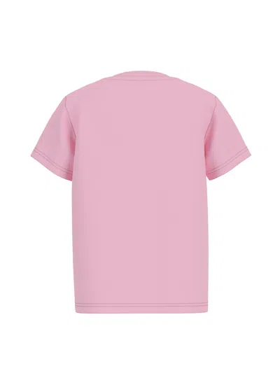 Guess Girls Teddy Bear T-shirt In Pink