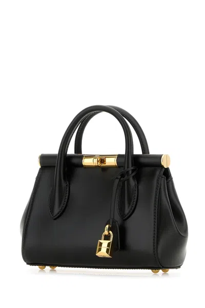 Dolce & Gabbana Black Leather Marlene Handbag