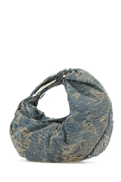 Diesel Women Denim Grab-d Hobo Shopping Bag