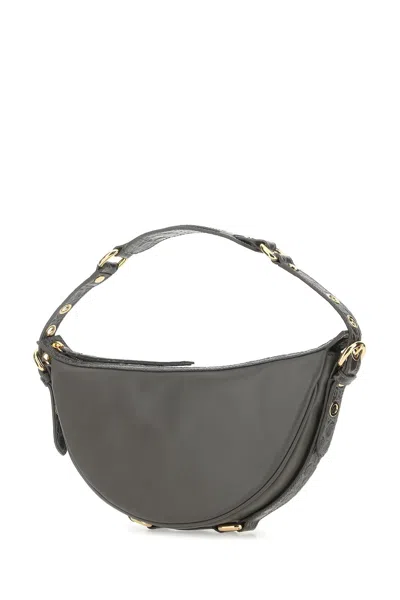 By Far Leather Shoulder Bag Featuring Crocodile Motif