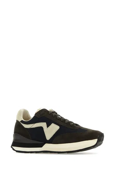 Visvim Multicolor Fabric And Suede Dunand Trainer Sneakers