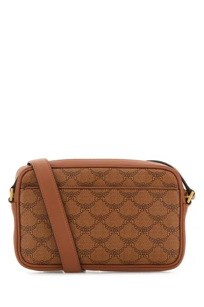 Mcm Printed Canvas Small Himmel Crossbody Bag