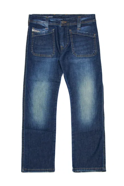 Diesel D-rinxoo Bootcut Jeans In Blue
