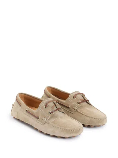 Tod's Beige Loafers In Beige