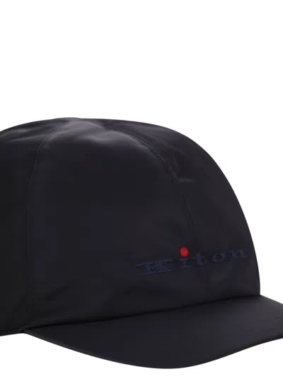Kiton Man Hat Midnight Blue Size Onesize Cashmere