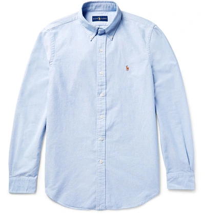 Shop Polo Ralph Lauren Standard-fit Button-down Collar Cotton Oxford Shirt