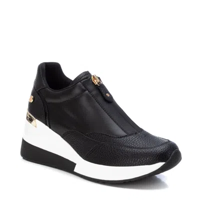 Xti Women's Wedge Braided Sneakers By  In Black
