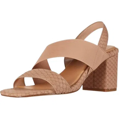 Corso Como Women's Hally2 Heeled Sandal In Latte Fanci Snake In Multi
