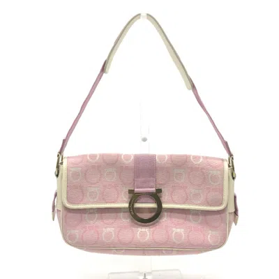Pre-owned Ferragamo Cloth Shoulder Bag () In Pink
