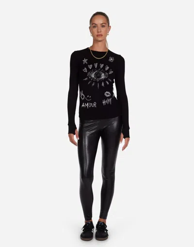 Lauren Moshi Mckinley Doodle Elements In Black