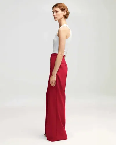Argent Jones Trouser Carmine In Red