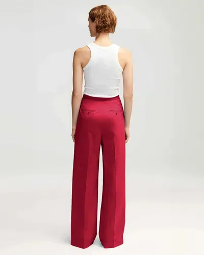 Argent Jones Trouser Carmine In Red
