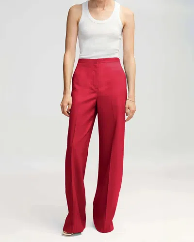 Argent Jones Trouser Carmine In Red