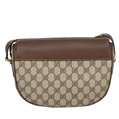 Pre-owned Gucci Ophidia Beige Canvas Shoulder Bag ()