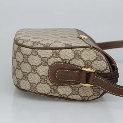 Pre-owned Gucci Ophidia Beige Canvas Shoulder Bag ()