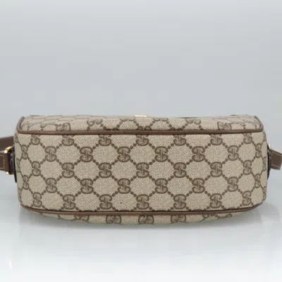 Pre-owned Gucci Ophidia Beige Canvas Shoulder Bag ()