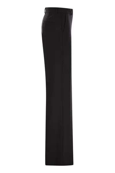 Sportmax Formia Flared Trousers In Black