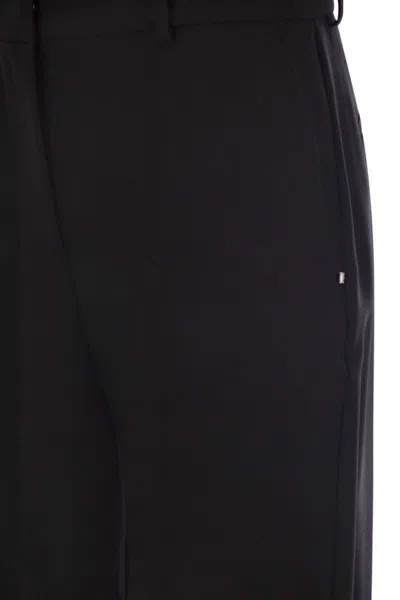 Sportmax Formia Flared Trousers In Black