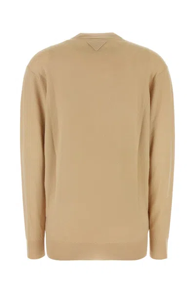 Prada Women's Beige Cashmere Cardigan