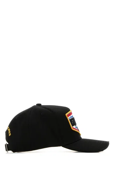 Dsquared2 Dsquared Black Cotton Baseball Cap