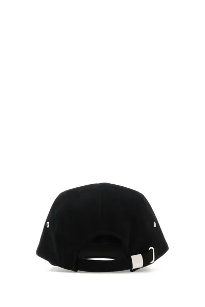 Isabel Marant Man Black Cotton Tedji Baseball Cap