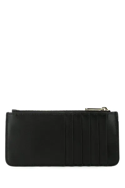 Ferragamo Black Leather Coin Pursue
