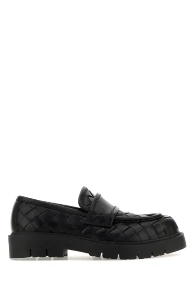Bottega Veneta Haddock Intrecciato Leather Loafers