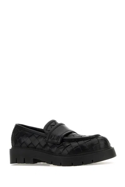 Bottega Veneta Haddock Intrecciato Leather Loafers