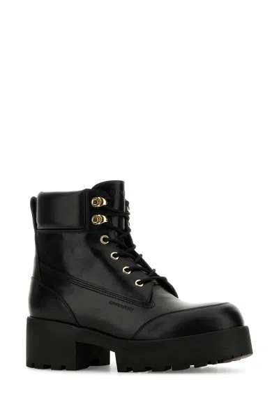Givenchy Trekker Leather Combat Boots