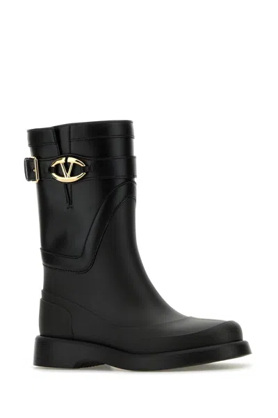 Valentino Rain Boots With Vlogo, The Bold Edition