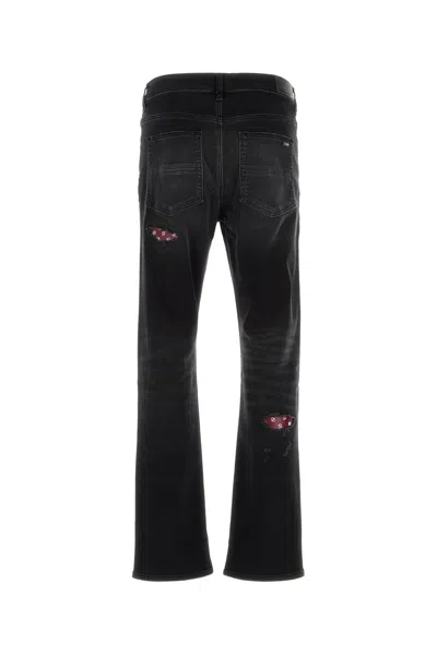 Shop Amiri Black Stretch Denim Jeansâ