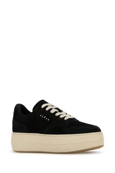 Hogan Skyscraper Suede Platform Sneakers