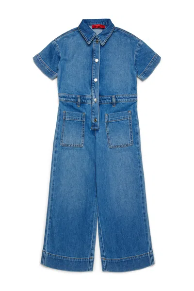 Max & Co Denim Jumpsuit In Blue