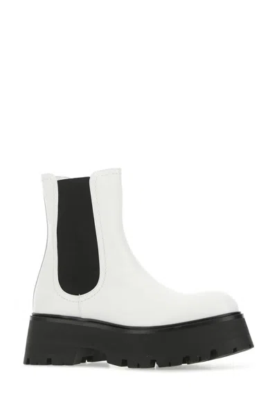 Alexander Mcqueen Multicolor Leather Boot