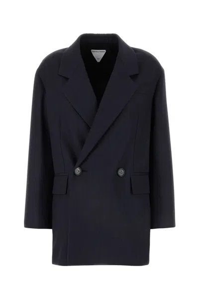 Bottega Veneta Subtle Stripe Double-breasted Wool Jacket