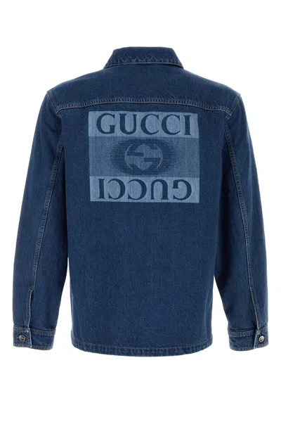 Gucci Denim Jacket With Chest And Front Pockets