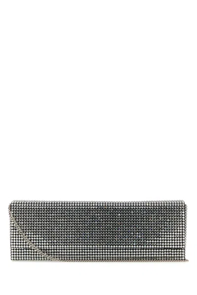 Amina Muaddi Women's Embellished Satin Amini Paloma Clutch