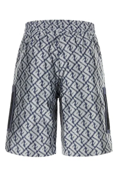 Fendi Bermuda In Poliestere Ricamato  Uomo