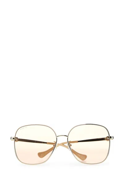 Gucci Pale Gold Classic Aviator Sunglasses
