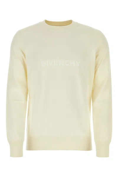 Givenchy Men's Ivory Cotton Sweater