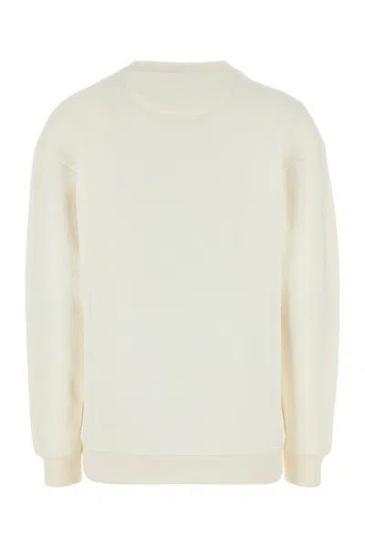 Valentino Garavani Women Ivory Cotton Sweatshirt