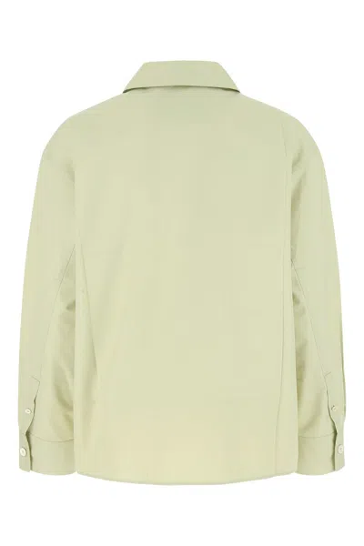 Jil Sander Pastel Green Poplin Oversize Shirt