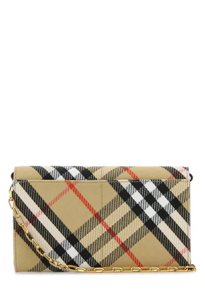 Burberry Women Printed Canvas Snip Wallet