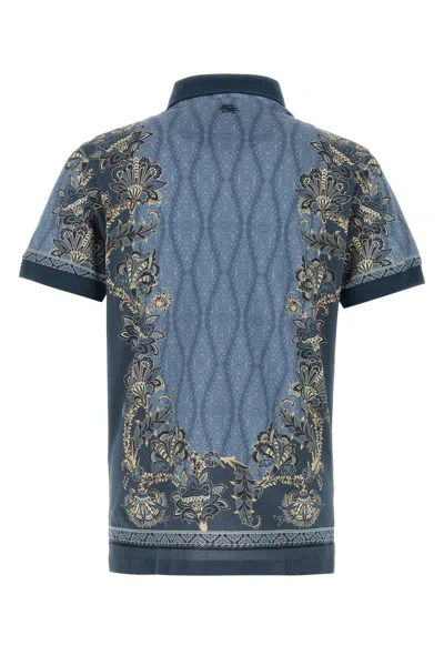 Etro Floral Print Polo T-shirt