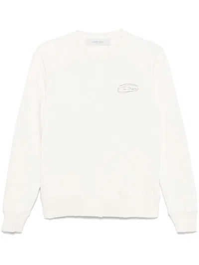 Golden Goose Sweaters In 11421 Heritage White/black